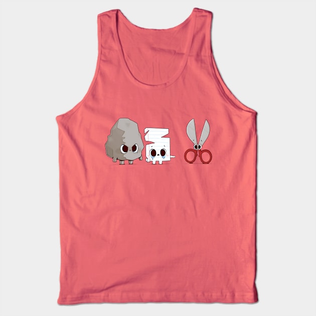 Rock Paper Bully Tank Top by Naolito